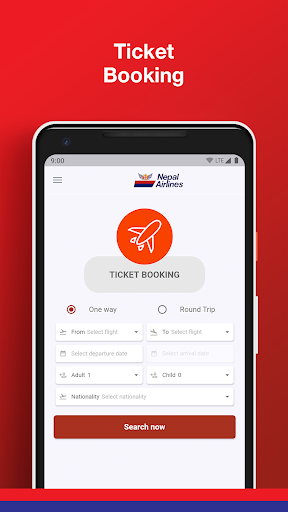 Nepal Airlines Domestic Screen 2