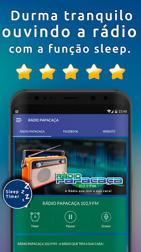 Rádio Papacaça FM 102,9 Screen 3