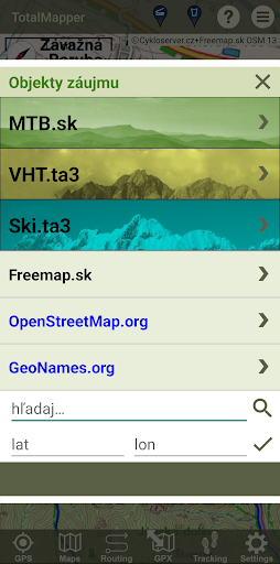 Android application TotalMapper screenshort