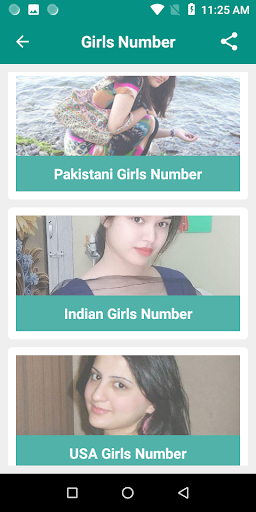 Android application Indian Girls Phone Number App screenshort