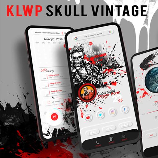 Klwp Skull Vintage Windows'ta İndir