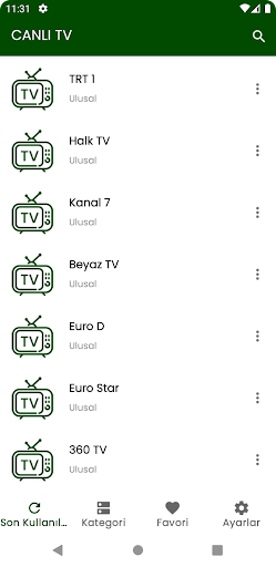 Cepte Canlı Tv-Live Broadcast