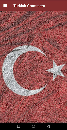 Android application Turkish language grammars screenshort