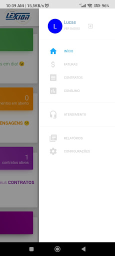 Android application Lexxion - Assinantes screenshort