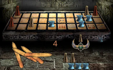 jogo de tabuleiro mais antigo (5.000 anos) Também vindo do Egito