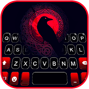 Raven Moon Night Keyboard Background