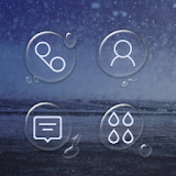 Rainy Sea Atom Theme icon
