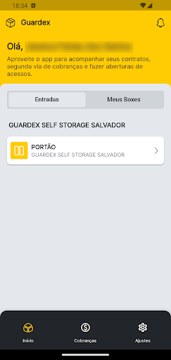 Guardex Self Storage Screen 2