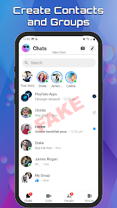 Fake chat Message Prank chat Unknown