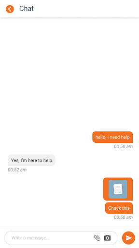 Android application Momentum screenshort