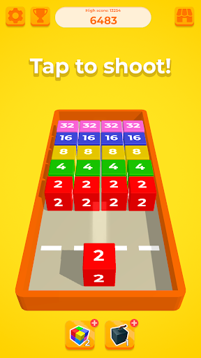 Chain Cube: 2048 3D merge game 3
