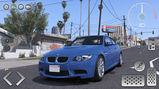 Realistic city speed BMW M3