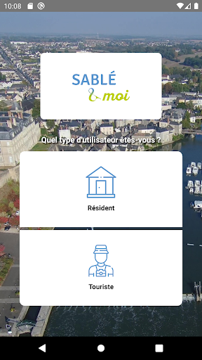 Android application Sablé&Moi screenshort