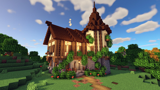 Android application Modern House Map for Minecraft screenshort