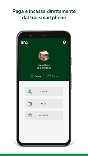 Android application Io pago Linx screenshort