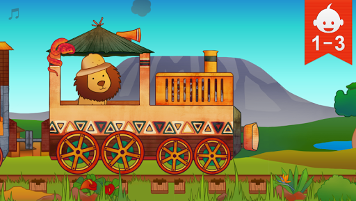 Android application Safari Train for Toddlers screenshort