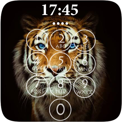 Tiger 3D Lock Screen  Icon