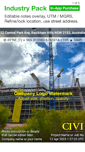 Screenshot of Solocator - GPS Field Camera