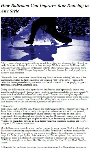 How to Dance Ballroom Screen 2