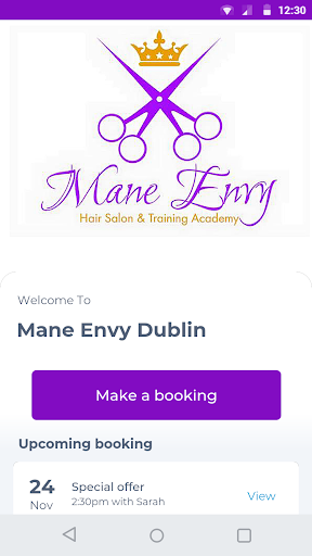 Android application Mane Envy Dublin screenshort