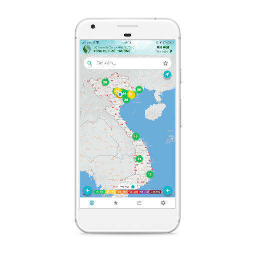 Android application VN Air screenshort