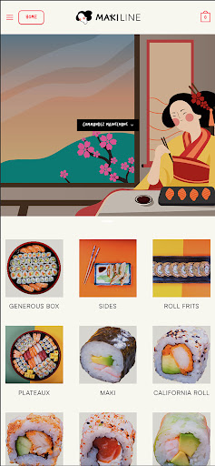 Android application Makiline screenshort