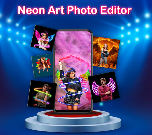 Screenshot of Neon Art Photo Lab Editor