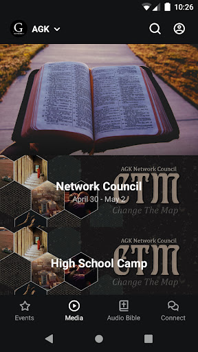 AGK-Ministry Network Screen 2