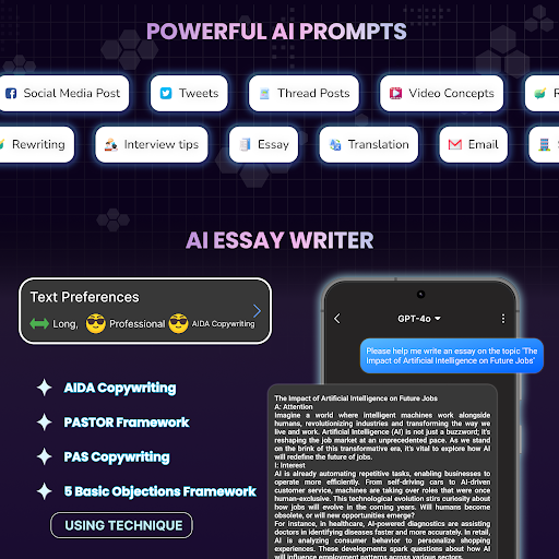 Screenshot of AI Chat : Chatbot & Assistant