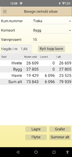 Beregn lager Screen 3