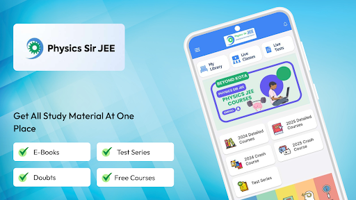 Physics Sir JEE - Top Education App by SIRJEE ACADEMICS | 4.1 Stars