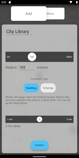 Mutify Screen 2