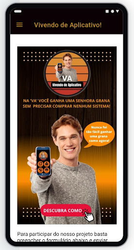 Android application Vivendo de Aplicativo! screenshort