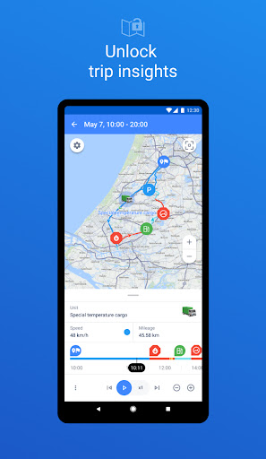 Screenshot of Wialon