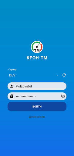 Android application КРОН-ТМ screenshort