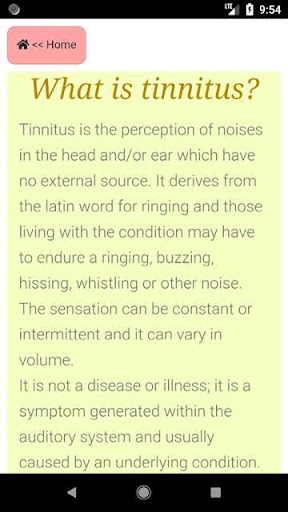 Tinnitus Relief App with Noise Sound Treatment