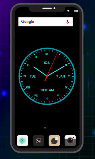LED Clock live wallpaper app Screen 2