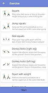 Buttocks workout - 1 week