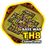 TH8 War Base COC 2017 icon