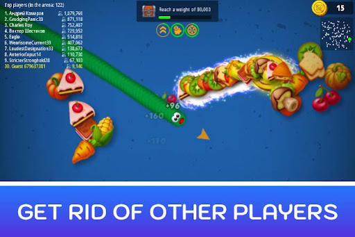Android application Worms Zone Snake Game io screenshort