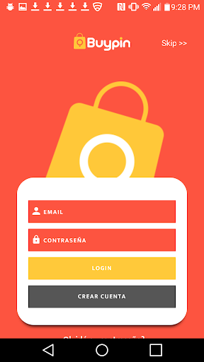 Android application Buypin screenshort