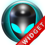 Poweramp Widget Lightblue Alie icon