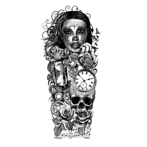 white tattoo _ black tattoo logo