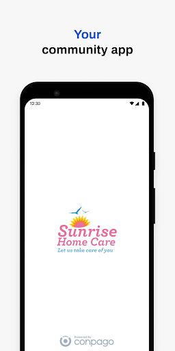 Android application Sunrise Home Care screenshort