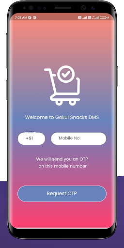 Android application Gokul Snacks DMS screenshort