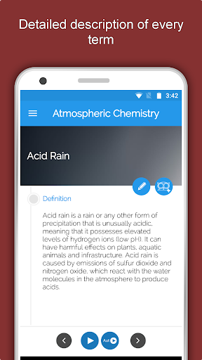 Screenshot of Meteorology Dictionary Offline