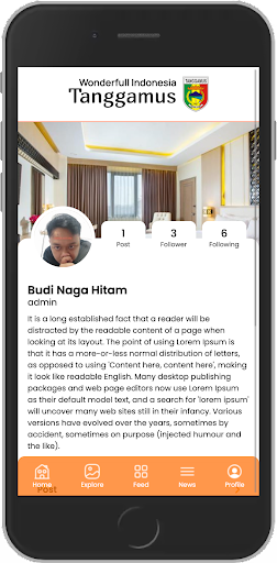 Android application POI Disparbud Tanggamus screenshort