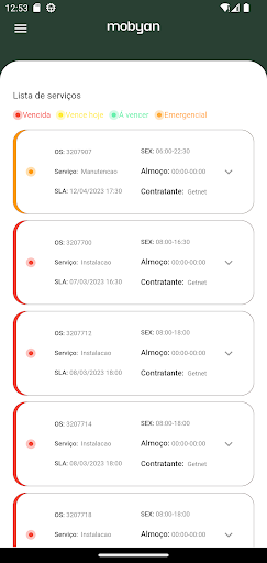 MobyApp Screen 2