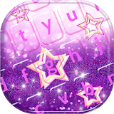 Purple Glitter Keyboard Changer icon