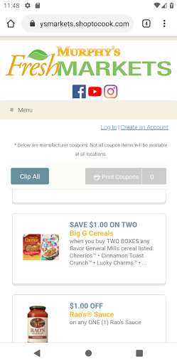 Murphys Fresh Markets Screen 2